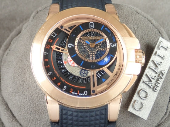 Harry Winston Ocean Ref.OCEATZ44RR011 Galvanic Black Dial Used Ocean