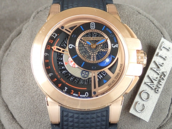 Harry Winston Ocean Dual Time Zone Ref.OCEATZ44RR011