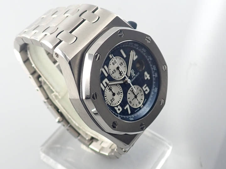 オーデマピゲ ロイヤルオーク Ref.25721TI.OO.1000TI.04.A ネイビー文字盤 中古 offshore-12