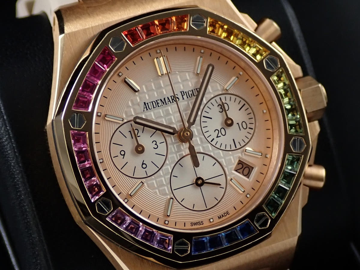 オーデマピゲ ロイヤルオーク オフショア クロノグラフ Ref.26236OR.YY.D085CA.01 スモーク ピンクゴールド文字盤 中古 69ZCJ36Y