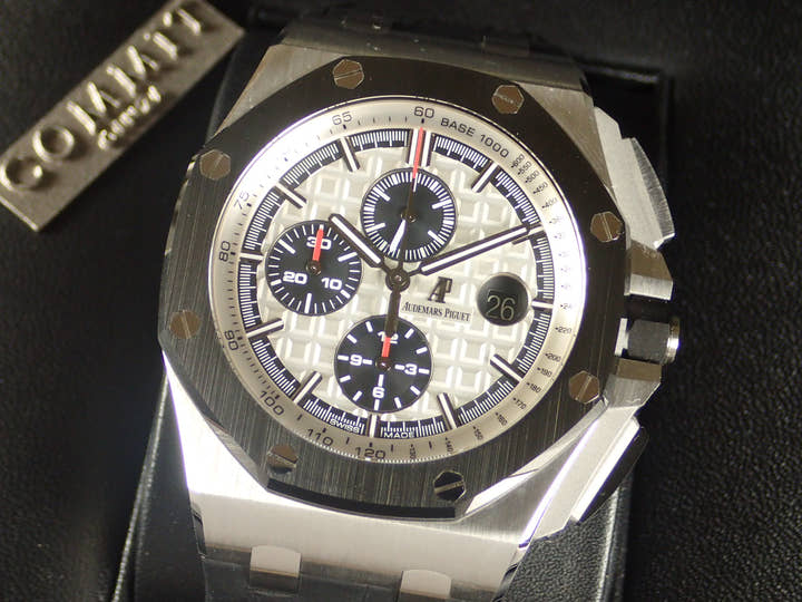 オーデマピゲ ロイヤルオーク Ref.26400SO.OO.A002CA.01 シルバー文字盤 中古 offshore