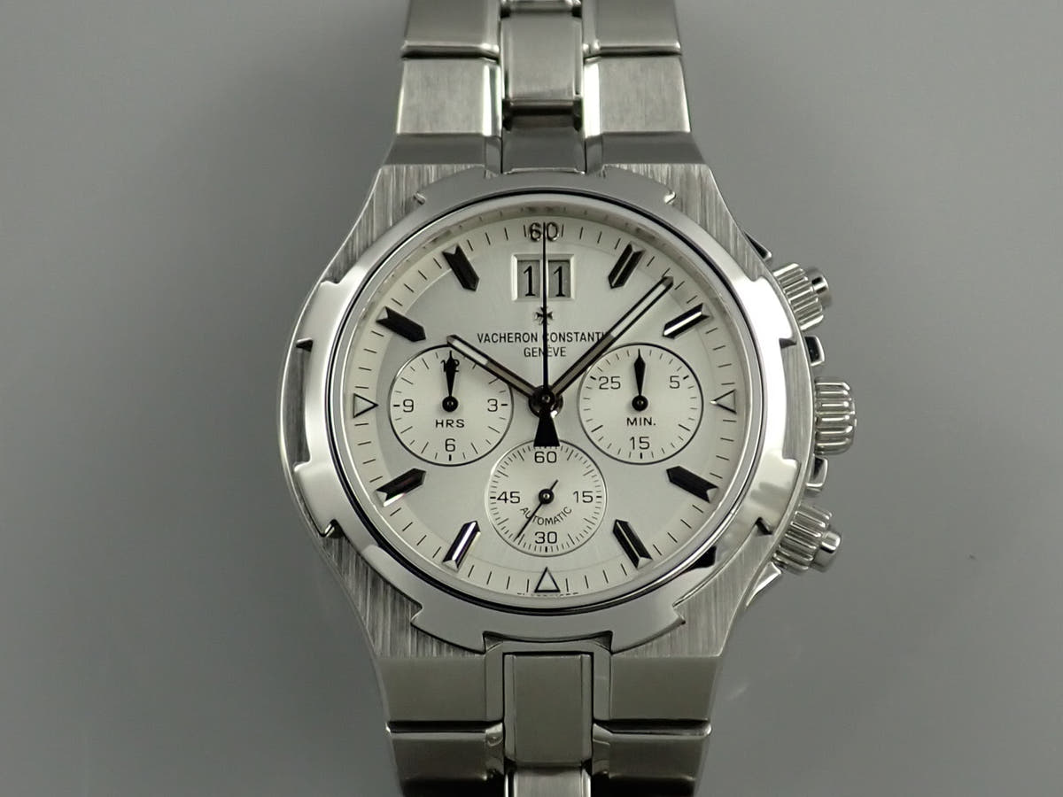 ヴァシュロンコンスタンタン オーヴァーシーズ クロノグラフ Ref.49140/423A-8790 シルバー文字盤 美品 074XLHRA