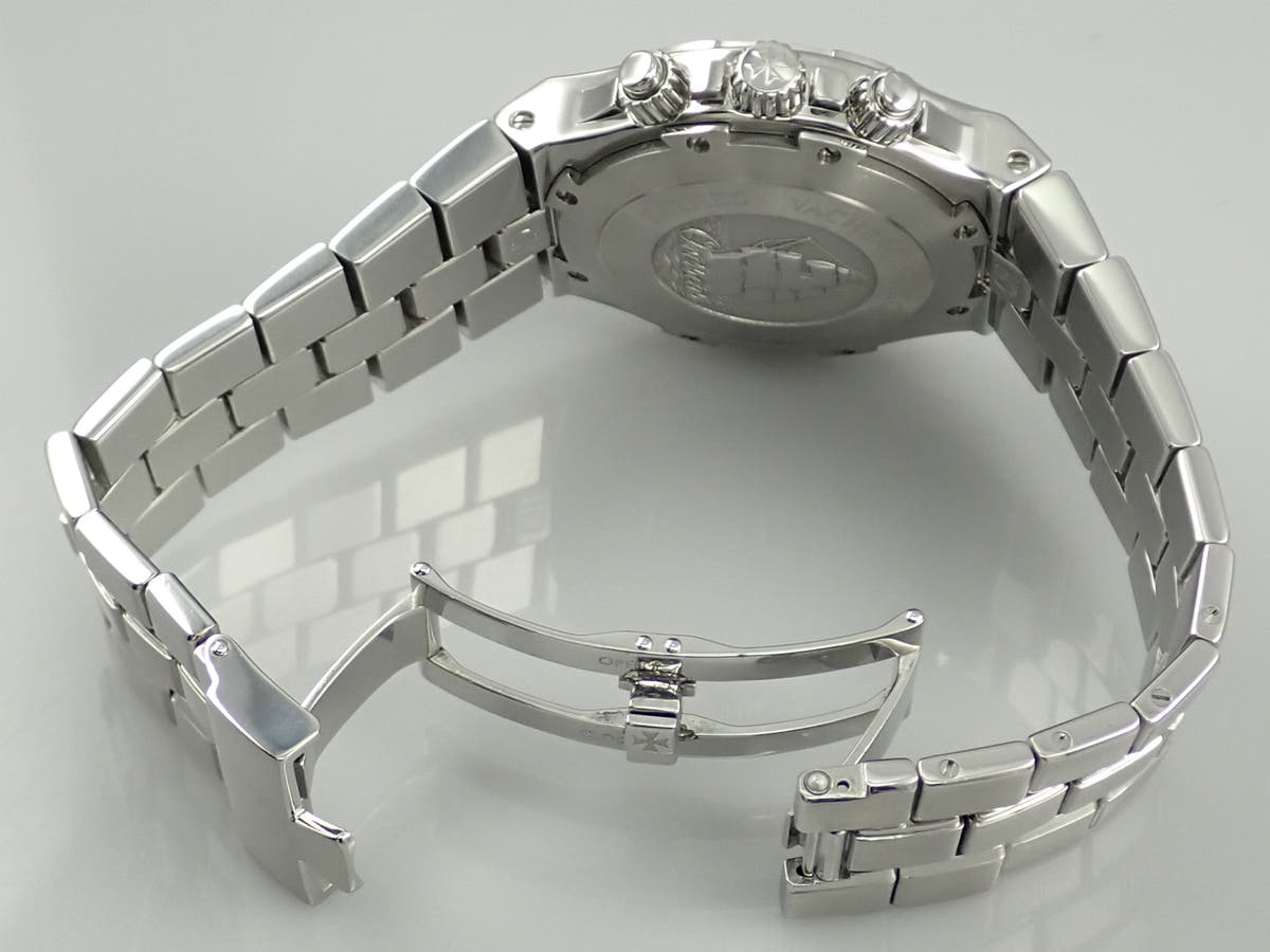 ヴァシュロンコンスタンタン オーヴァーシーズ クロノグラフ Ref.49140/423A-8790 シルバー文字盤 美品 074XLHRA