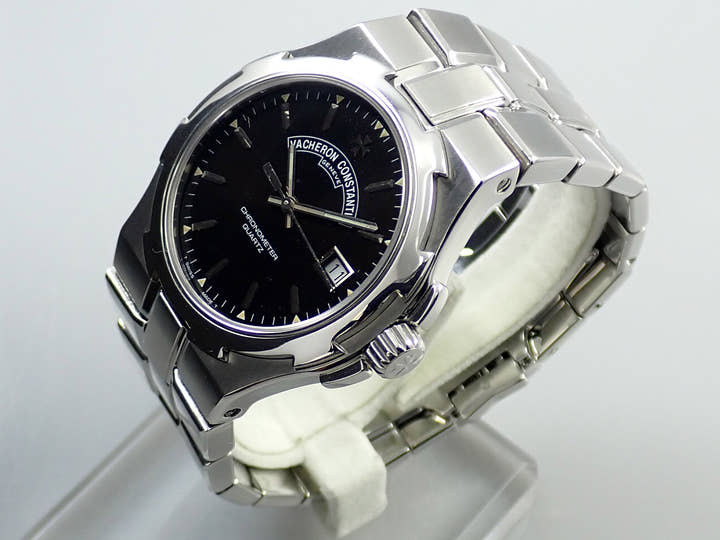 ヴァシュロンコンスタンタン オーヴァーシーズ クォーツ Ref.72040/423A-8463 ブラック文字盤 中古 1PJMC833