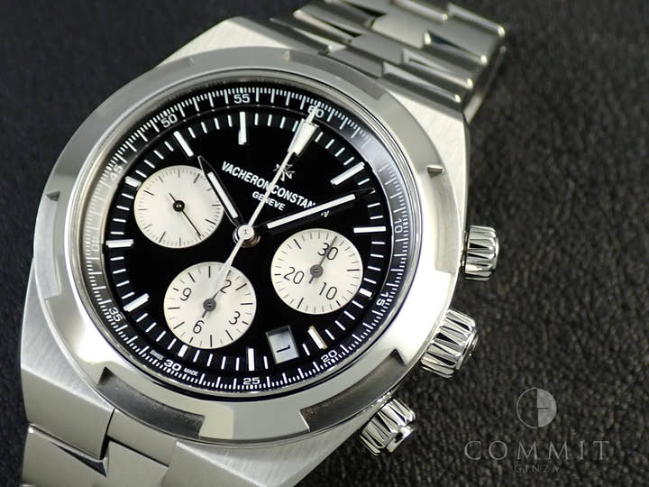 ヴァシュロンコンスタンタン オーヴァーシーズ クロノグラフ Ref.5500V/110A-B481 ブラック文字盤 美品 5M0RPMYP