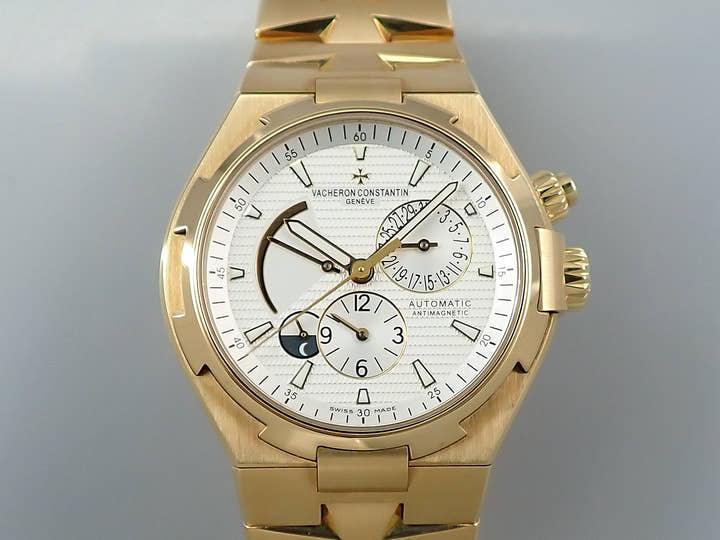 ヴァシュロンコンスタンタン オーヴァーシーズ デュアルタイム Ref.47450/B01J シルバー文字盤 美品 8RF5HK6X