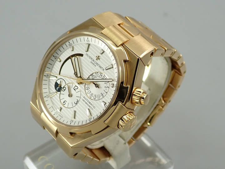 ヴァシュロンコンスタンタン オーヴァーシーズ デュアルタイム Ref.47450/B01J シルバー文字盤 美品 8RF5HK6X