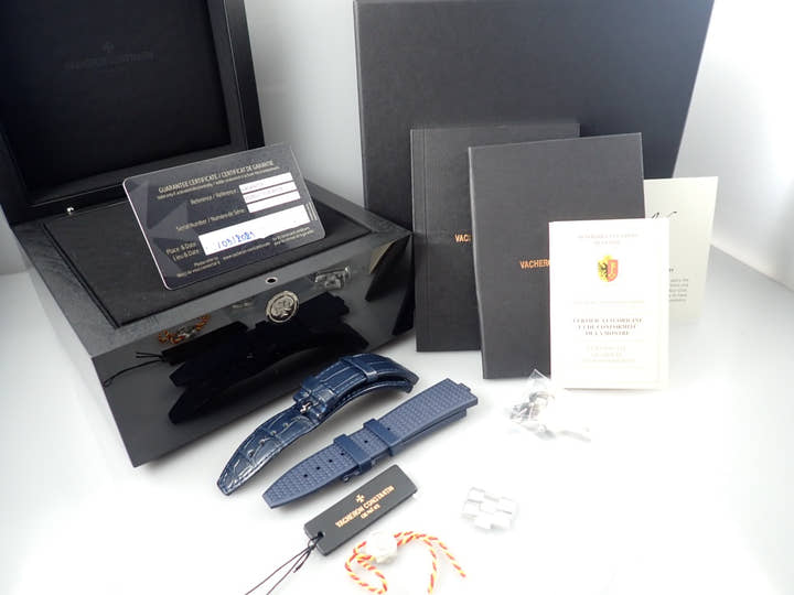 ヴァシュロンコンスタンタン オーヴァーシーズ Ref.4500V/110A-B128 ブルー文字盤 美品 overseas-59