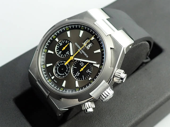 ヴァシュロンコンスタンタン オーヴァーシーズ クロノグラフ Ref.49150/000W-9015 グレー文字盤 美品 5PAS3703
