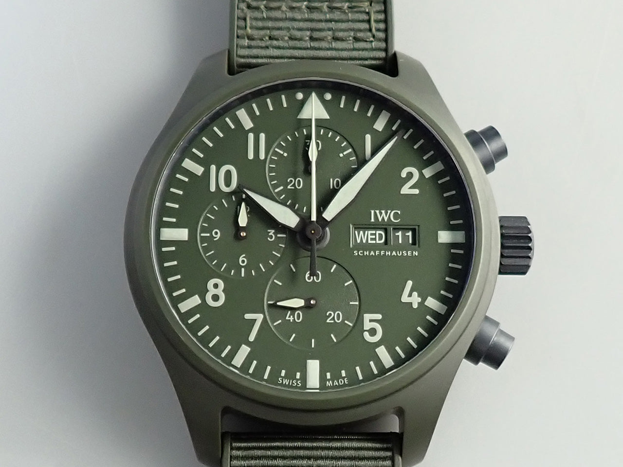 IWC Pilot's Watch Chronograph Top Gun Woodland &lt;Warranty, Box, etc.&gt;