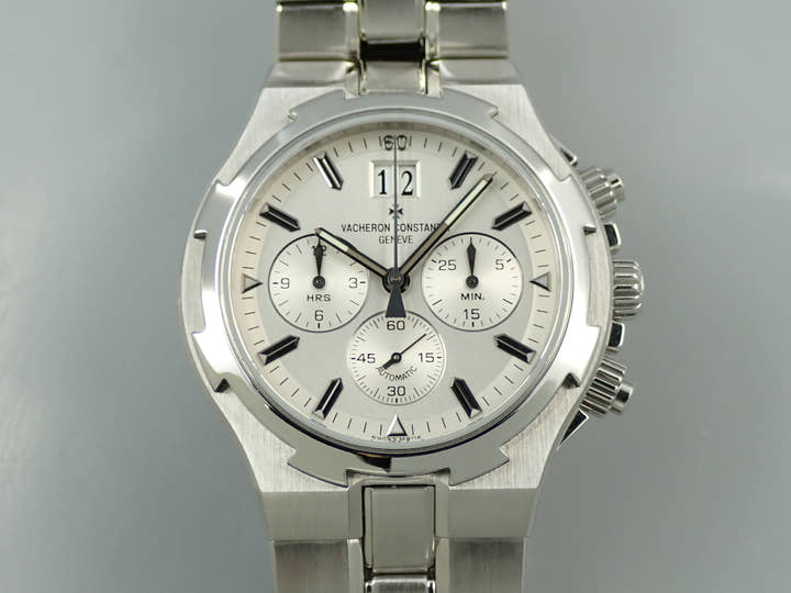 ヴァシュロンコンスタンタン オーヴァーシーズ クロノグラフ Ref.49140/423A-8790 シルバー文字盤 中古 13WUTU6S