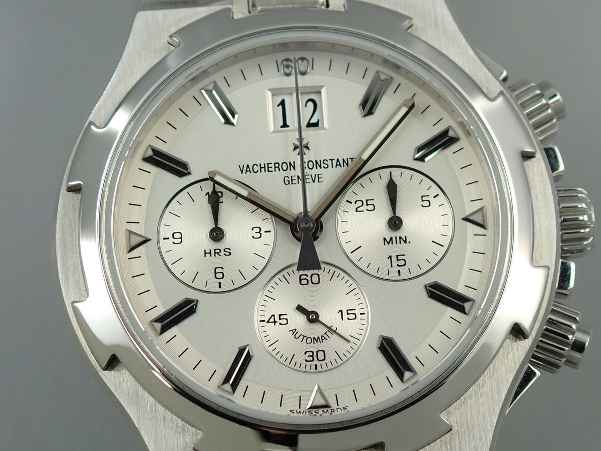ヴァシュロンコンスタンタン オーヴァーシーズ クロノグラフ Ref.49140/423A-8790 シルバー文字盤 中古 13WUTU6S