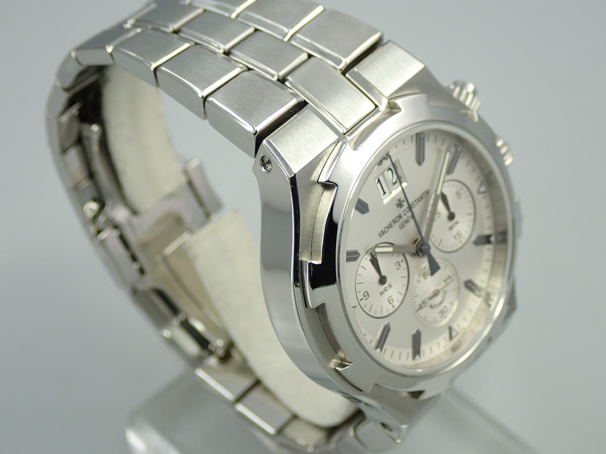 ヴァシュロンコンスタンタン オーヴァーシーズ クロノグラフ Ref.49140/423A-8790 シルバー文字盤 中古 13WUTU6S