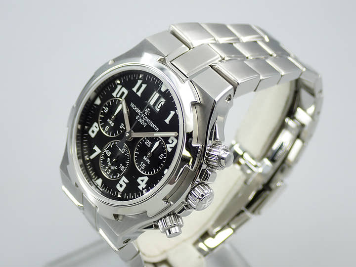 Vacheron Constantin Overseas Chronograph Ref.49140/423A-8886 Black Dial Used 738VHJAR