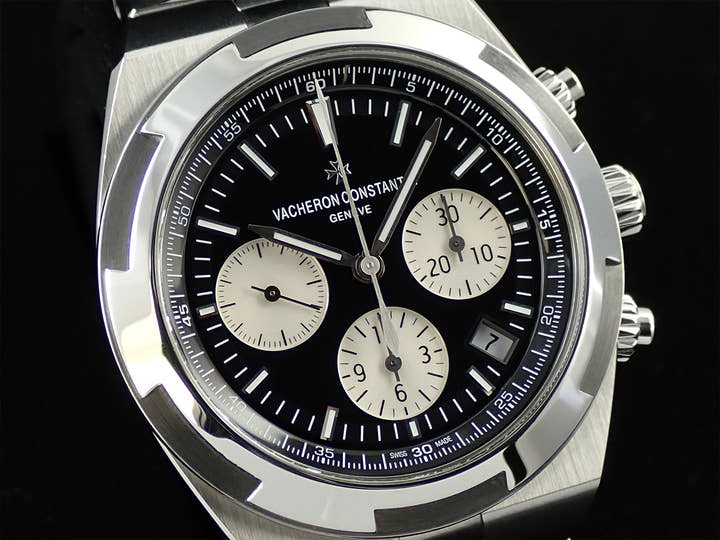 ヴァシュロンコンスタンタン オーヴァーシーズ クロノグラフ Ref.5500V/110A-B481 ブラック文字盤 中古 K5144384