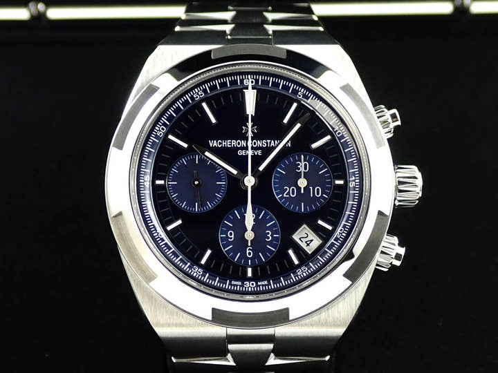 ヴァシュロンコンスタンタン オーヴァーシーズ クロノグラフ Ref.5500V/110A-B148 ブルー文字盤 未使用 6A6TRHH0