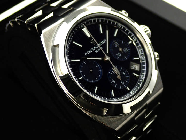 ヴァシュロンコンスタンタン オーヴァーシーズ クロノグラフ Ref.5500V/110A-B148 ブルー文字盤 未使用 6A6TRHH0