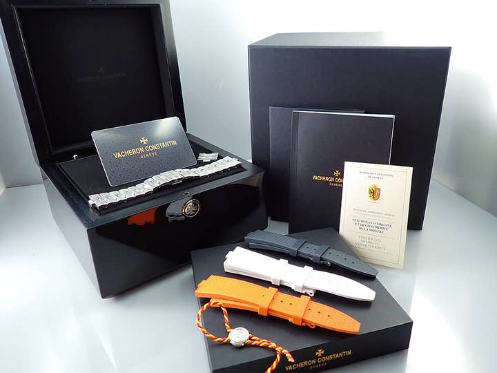 ヴァシュロンコンスタンタン オーヴァーシーズ エベレスト Ref.7910V/000T-B922 グレーブルー文字盤 極美品 P9X06744