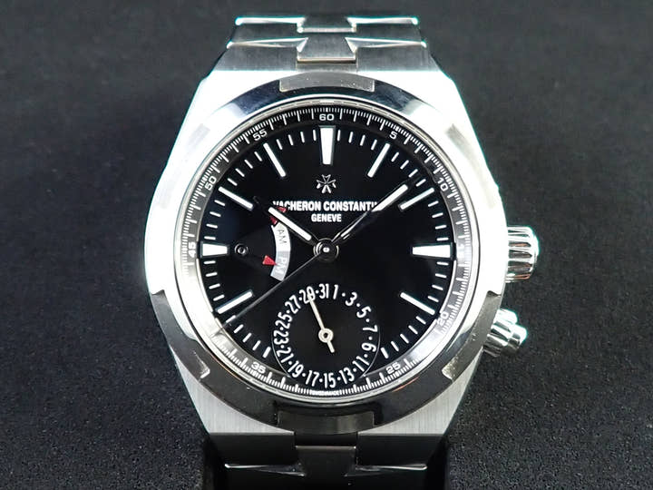 ヴァシュロンコンスタンタン オーヴァーシーズ デュアルタイム Ref.7900V/110A-B546 ブラック文字盤 美品 YLCS40KL