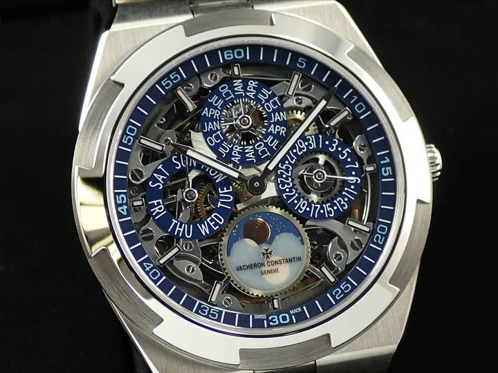 ヴァシュロンコンスタンタン オーヴァーシーズ エクストラフラット パーペチュアルカレンダー スケルトン Ref.4300V/120G-B946 スケルトン文字盤 新品 P47FW4F0