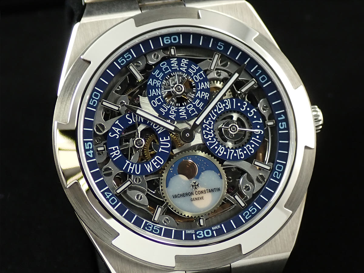 ヴァシュロンコンスタンタン オーヴァーシーズ エクストラフラット パーペチュアルカレンダー スケルトン Ref.4300V/120G-B946 スケルトン文字盤 新品 P47FW4F0