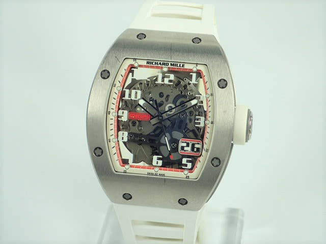 リシャールミル オーバーサイズデイト Ref.RM029 ホワイト/レッド文字盤 中古 oversizedate