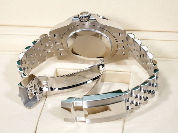 Rolex GMT-Master II Ref. 126710GRNR Stainless Steel Black Dial Jubilee Bracelet Unused ox2wofwf