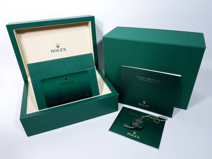 Rolex GMT-Master II Ref. 126710GRNR Stainless Steel Black Dial Jubilee Bracelet Unused ox2wofwf