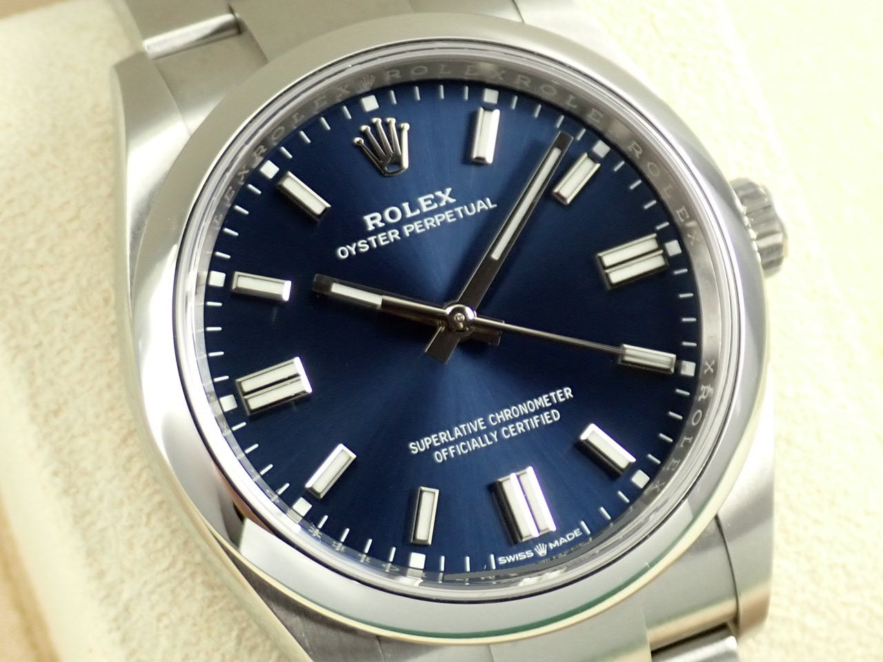 Rolex Oyster Perpetual 36 Blue Dial &lt;&lt;New warranty, box, etc.&gt;&gt;