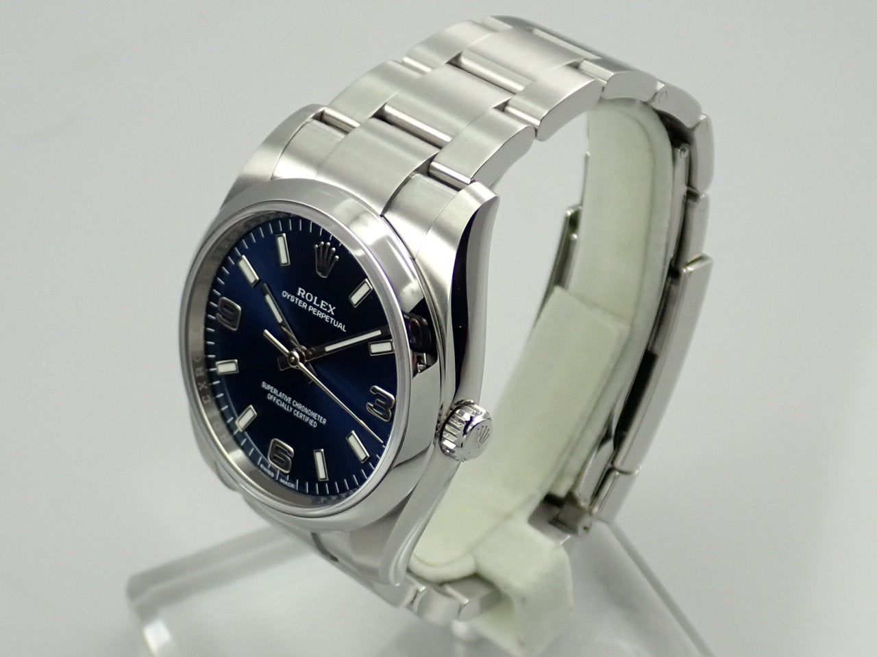 Rolex Oyster Perpetual 34 Blue Dial &lt;Warranty, Box, etc.&gt;