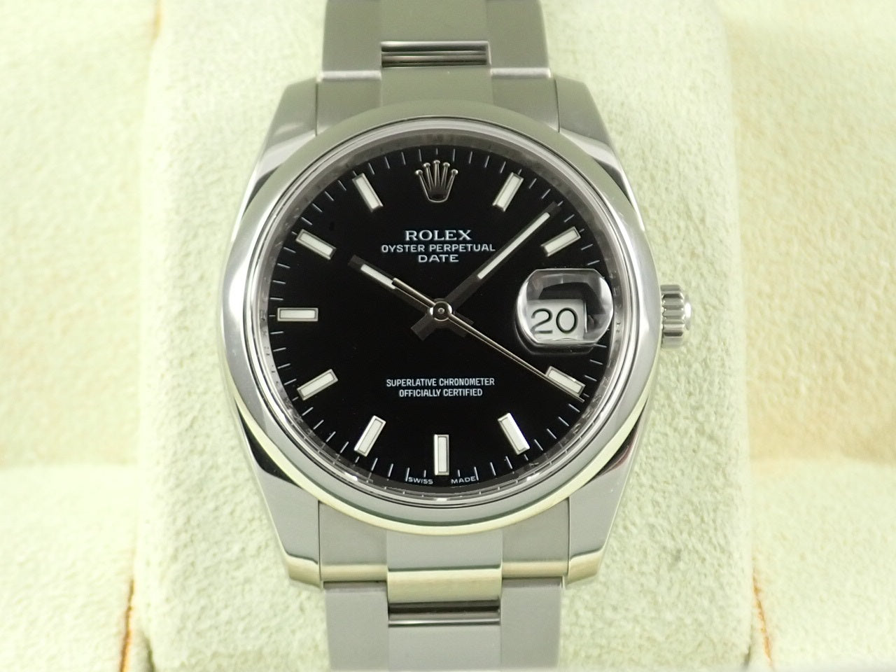 Rolex Oyster Perpetual Date Black Dial Z Series &lt;Warranty Box and Others&gt;