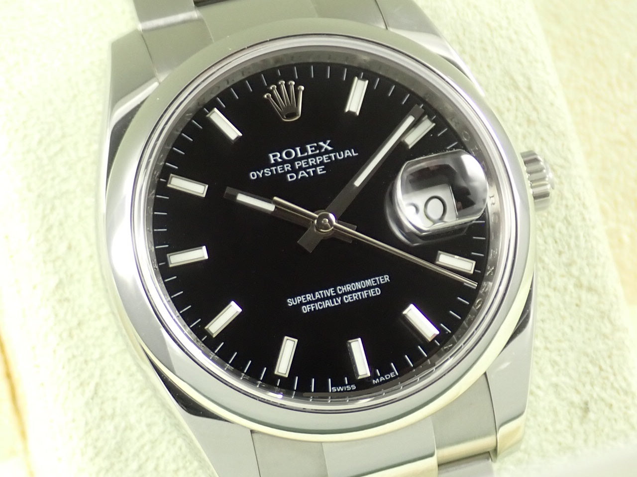 Rolex Oyster Perpetual Date Black Dial Z Series &lt;Warranty Box and Others&gt;