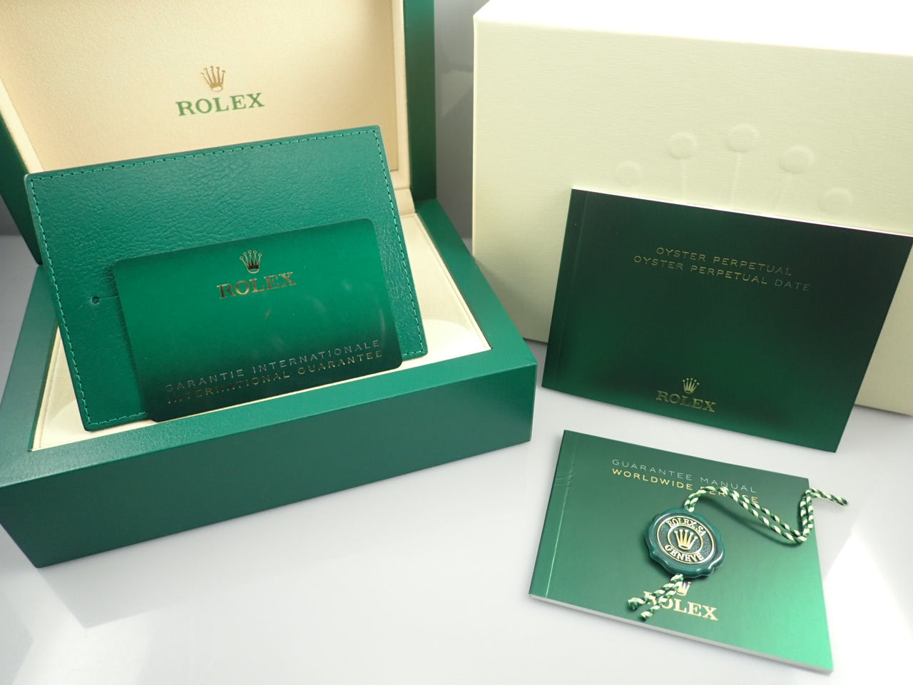 Rolex Oyster Perpetual 41 Green Dial &lt;Warranty, Box, etc.&gt;