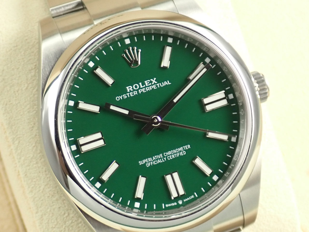 Rolex Oyster Perpetual 41 Green Dial &lt;Warranty, Box, etc.&gt;