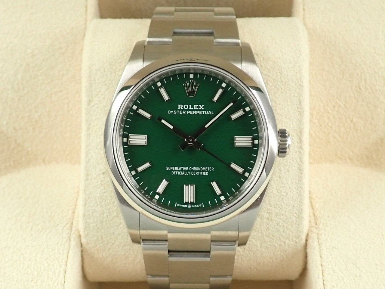 Rolex Oyster Perpetual 36 Green Dial &lt;Warranty, Box, etc.&gt;