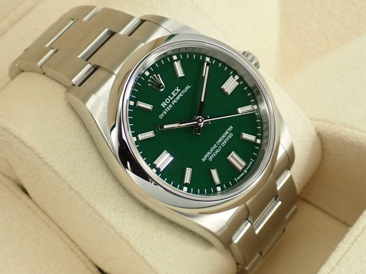 Rolex Oyster Perpetual 36 Green Dial &lt;Warranty, Box, etc.&gt;