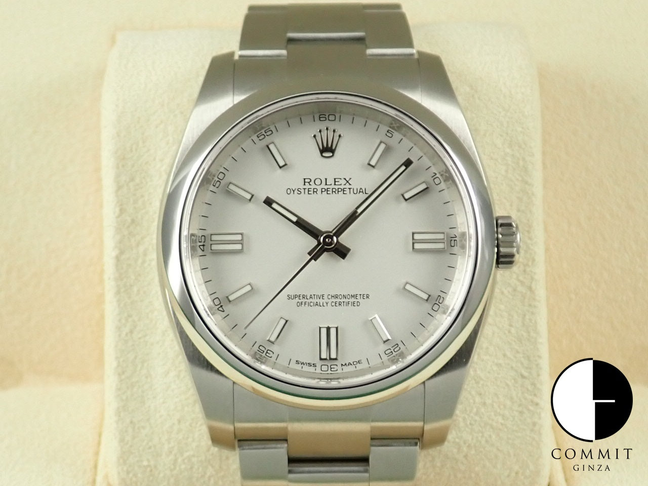 Rolex Oyster Perpetual 36 White Dial &lt;Warranty Box and Others&gt;