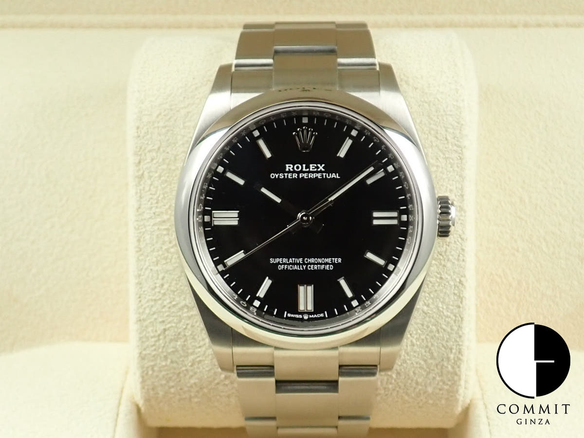 ロレックス オイスターパーペチュアル36 Ref.126000 ステンレススチール ブラック文字盤