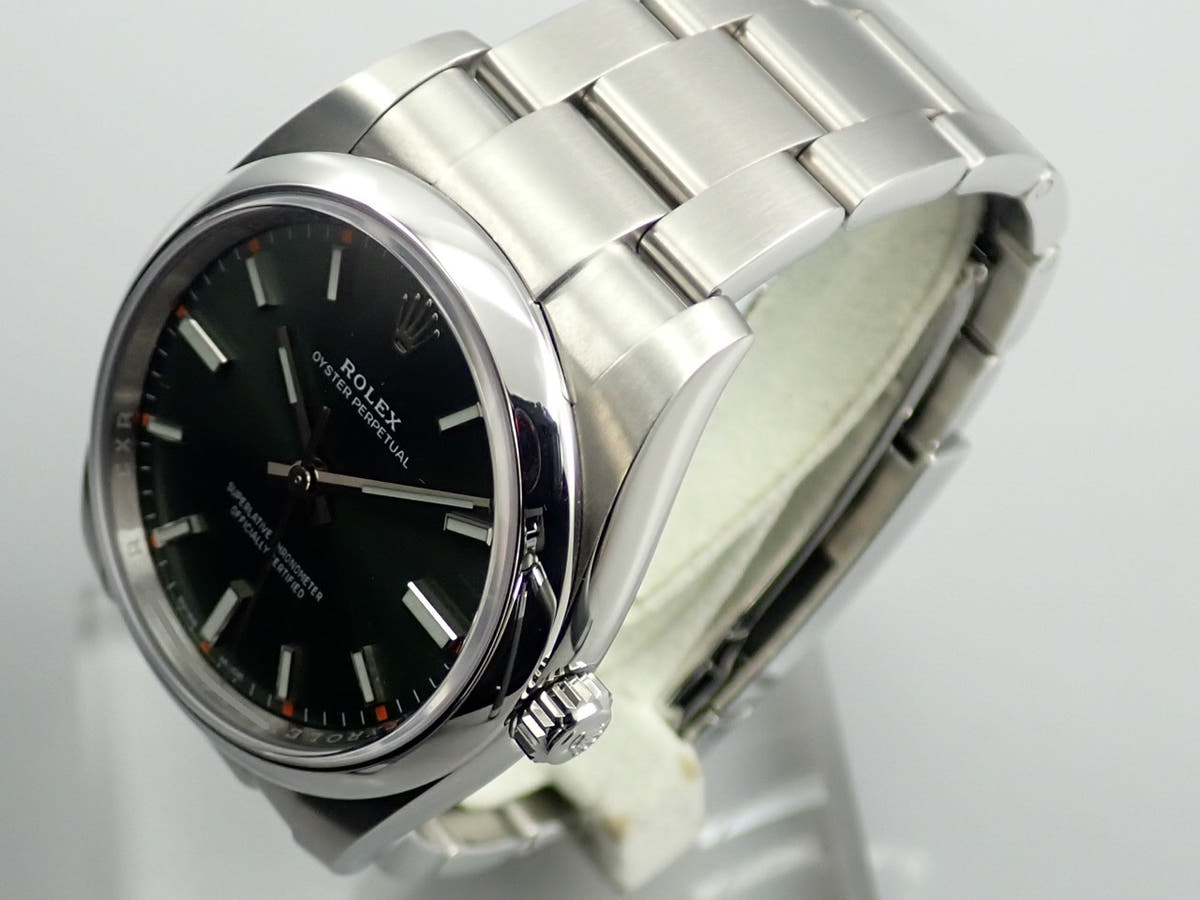 ロレックス オイスターパーペチュアル34 Ref.114200 オリーブグリーン文字盤 極美品 AM0C7326
