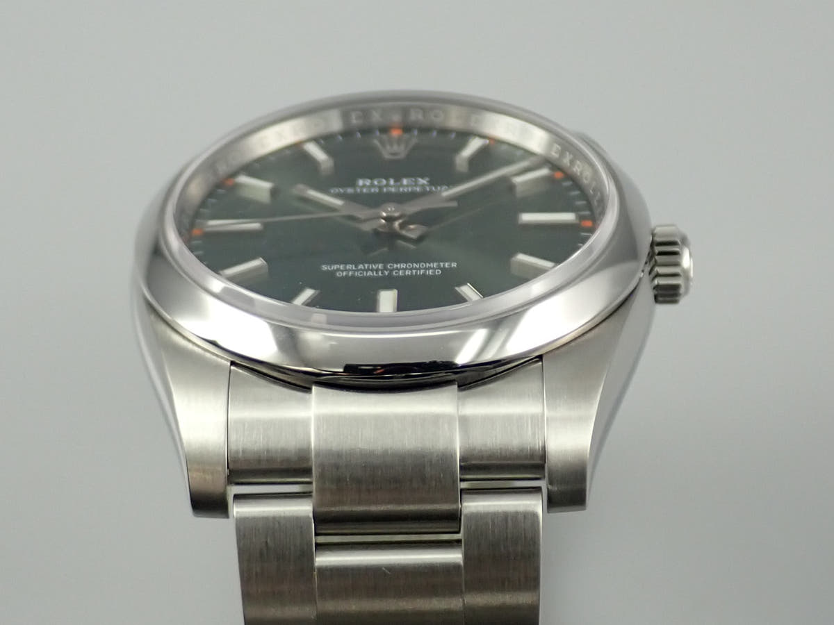 ロレックス オイスターパーペチュアル34 Ref.114200 オリーブグリーン文字盤 極美品 AM0C7326
