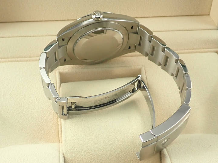 ロレックス オイスターパーペチュアル41 Ref.124300 ステンレススチール ターコイズ文字盤