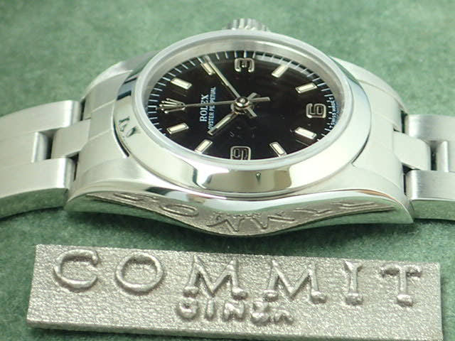 ロレックス オイスターパーペチュアル Ref.67180 ブラック文字盤 中古 oyster-perpetual-19