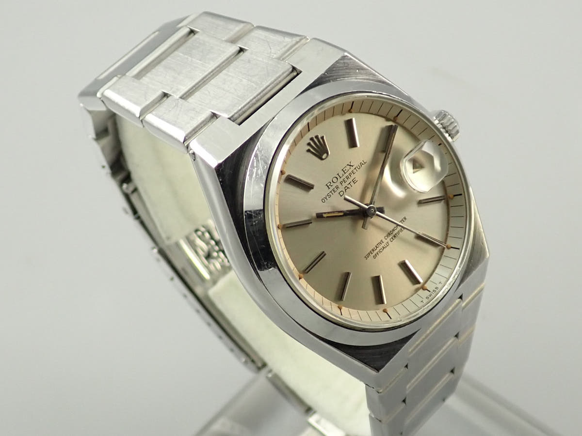 ロレックス オイスターパーペチュアル デイト Ref.1530 シルバー文字盤 中古 1JR4PKVC