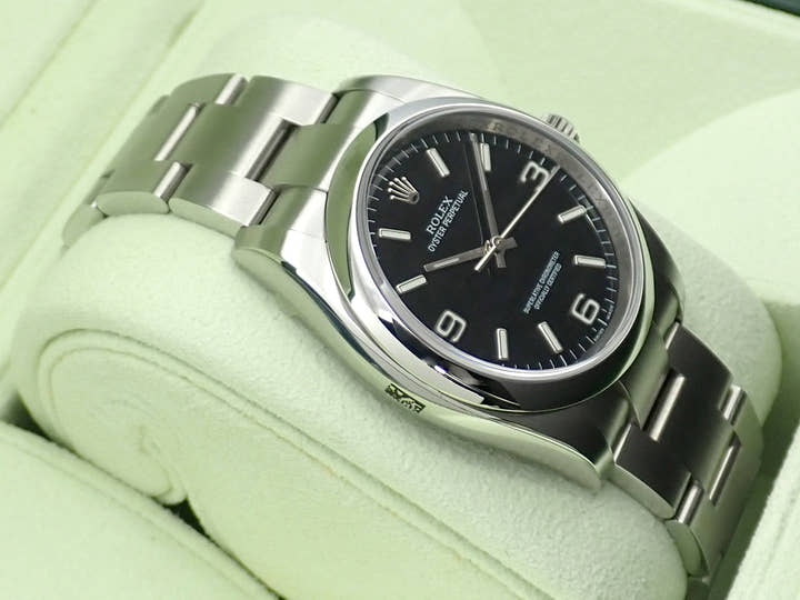 ロレックス オイスターパーペチュアル36 Ref.116000 ステンレススチール ブラック文字盤