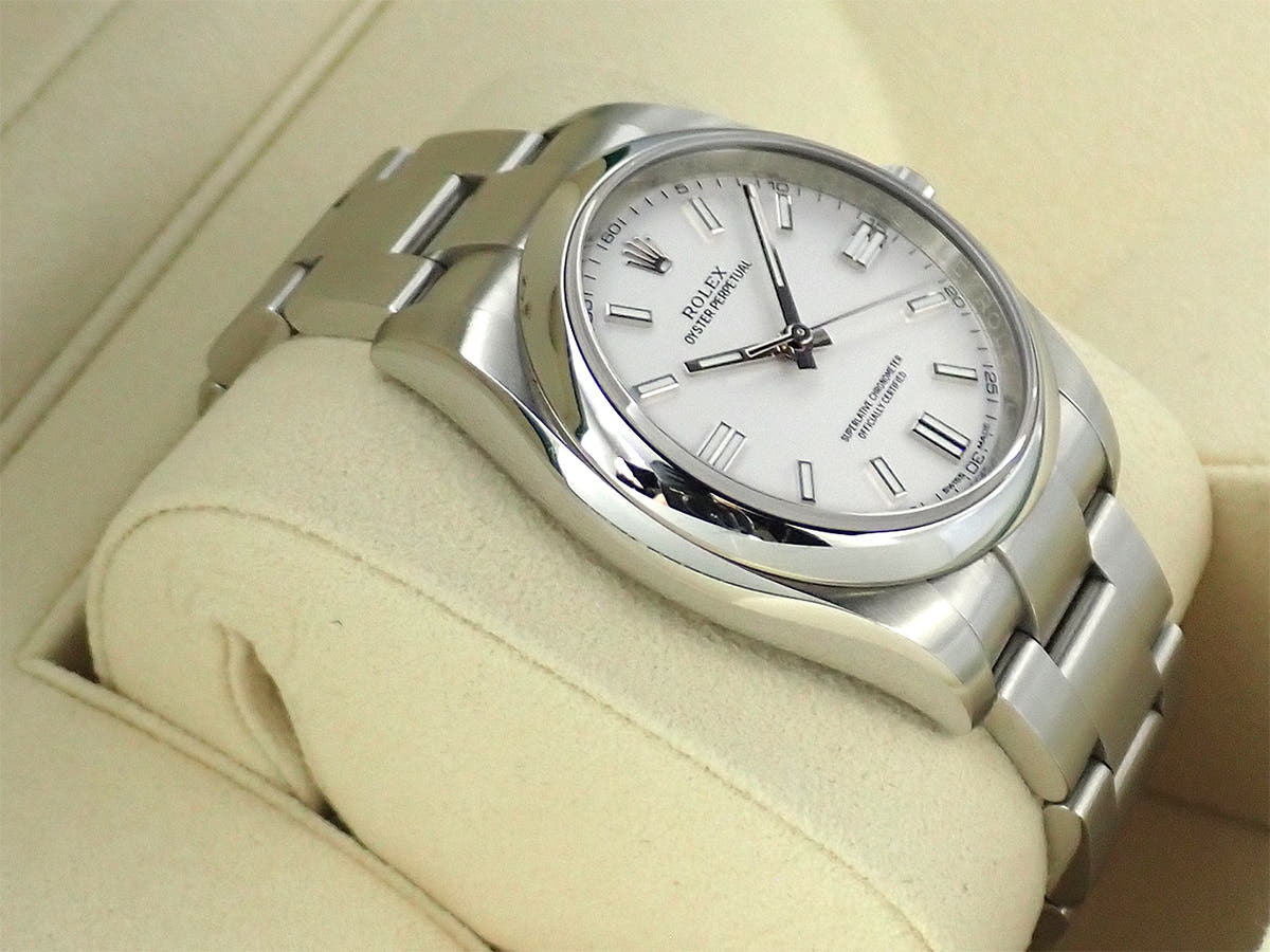 ロレックス オイスターパーペチュアル36 Ref.116000 ホワイト文字盤 中古 U7FXLWJZ