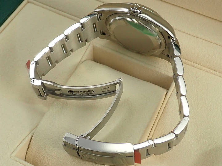 ロレックス オイスターパーペチュアル36 Ref.116000 ステンレススチール ブラックx369ピンク文字盤