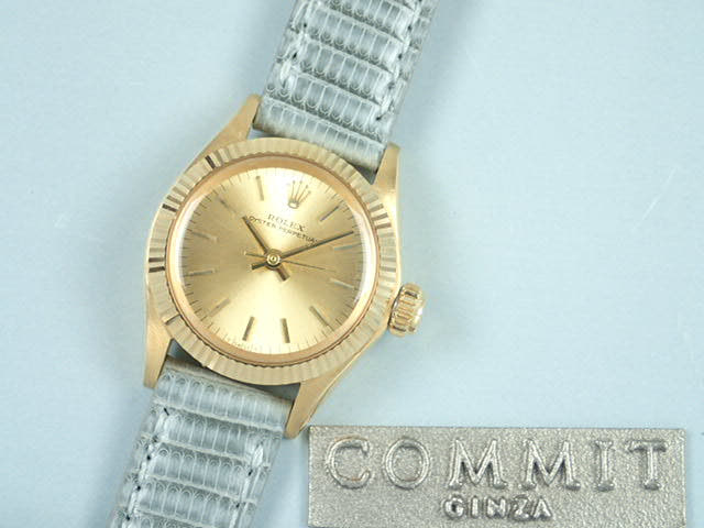 ロレックス オイスターパーペチュアル Ref.6619 シャンパン文字盤 中古 oyster-perpetual-23