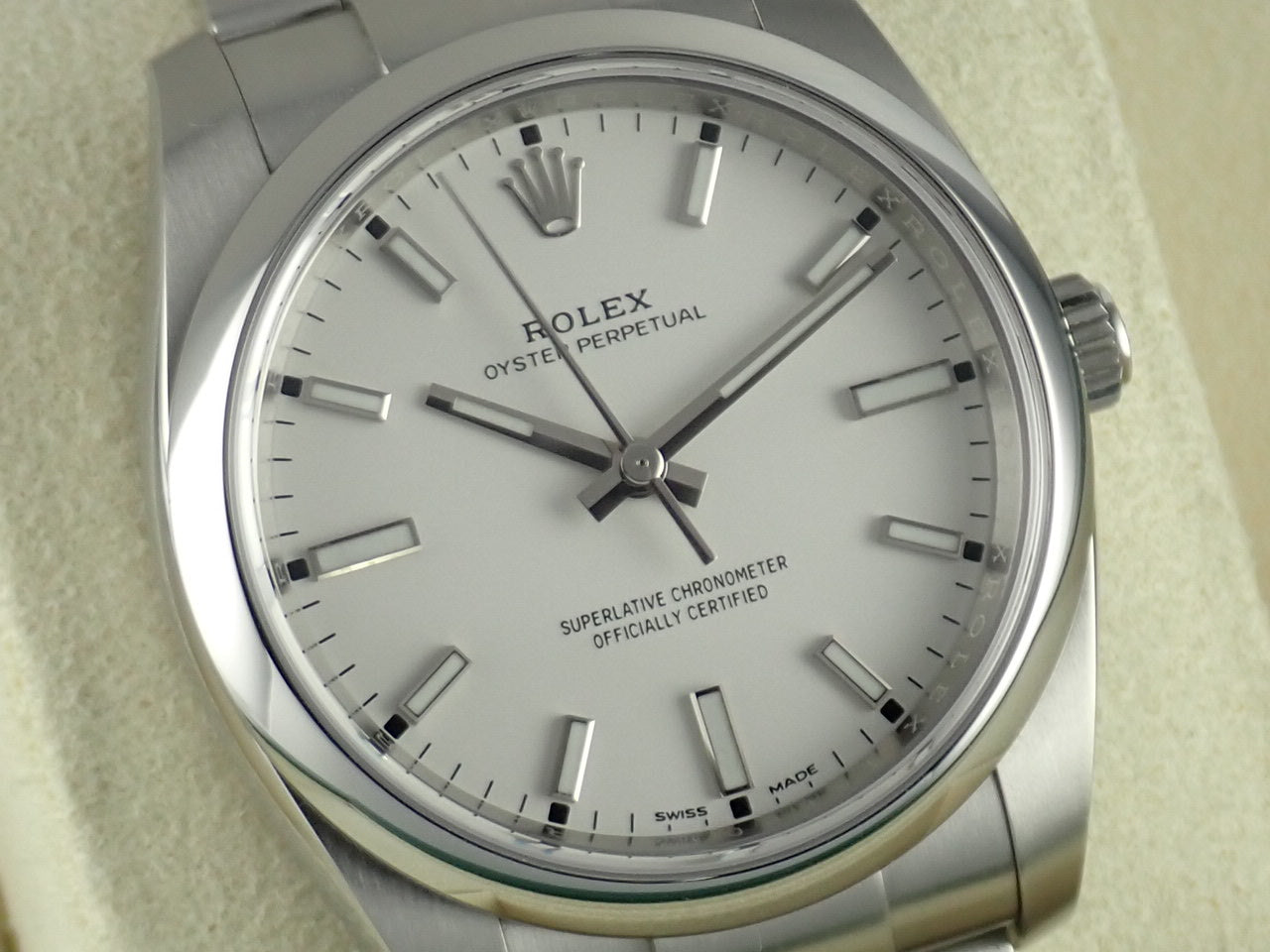 Rolex Oyster Perpetual White &lt;Warranty, Box, etc.&gt;