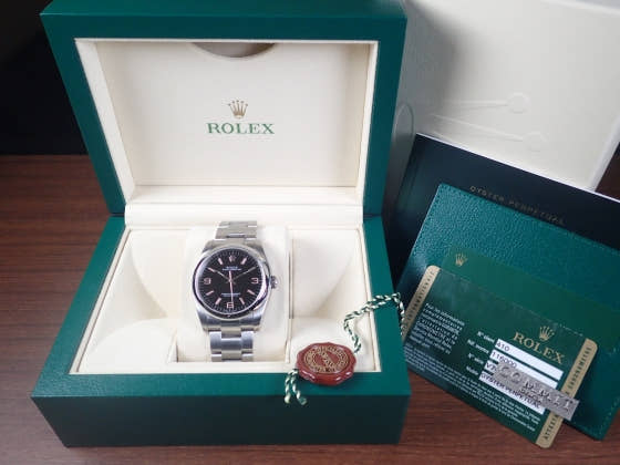 ロレックス オイスターパーペチュアル Ref.116000 ブラック文字盤 中古 oyster-perpetual-3