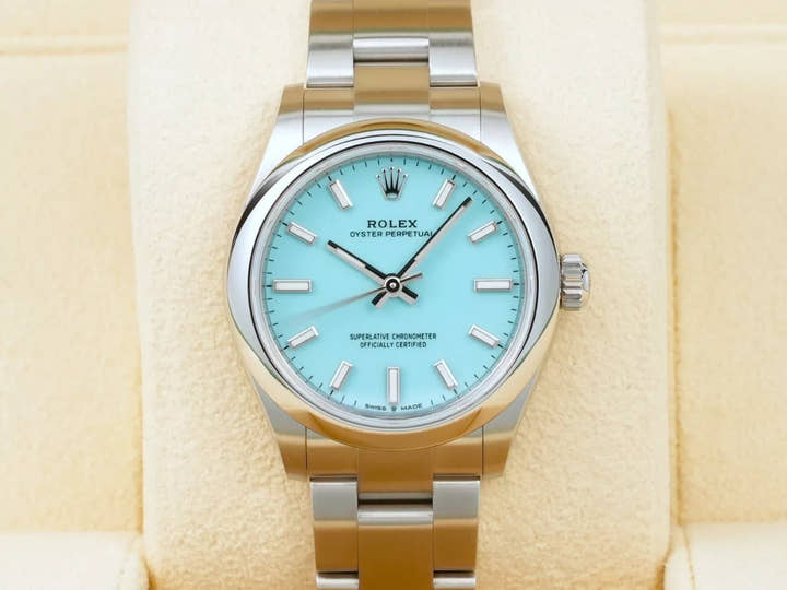 ロレックス オイスターパーペチュアル31 Ref.277200 ステンレススチール ターコイズ文字盤